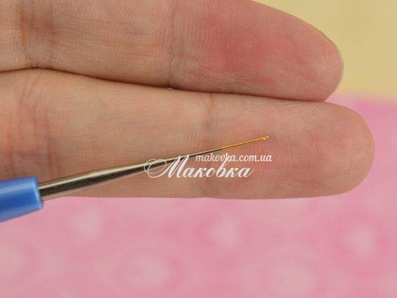 Тонкий вязальный крючок 0.35 мм Tulip TА-1054e  №25