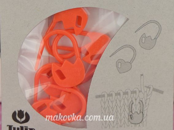 Маркеры петель Tulip тюльпанчики (замочки) , оранжевый, 7 шт, АС-028е Маркеры петель Tulip тюльпанчики (замочки) , оранжевый, 7 шт, АС-028е