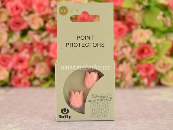 Наконечники для спиць Tulip тюльпани, рожеві, 2-4,5 мм, АС-044е Наконечники для спиць Tulip тюльпани, рожеві, 2-4,5 мм, АС-044е