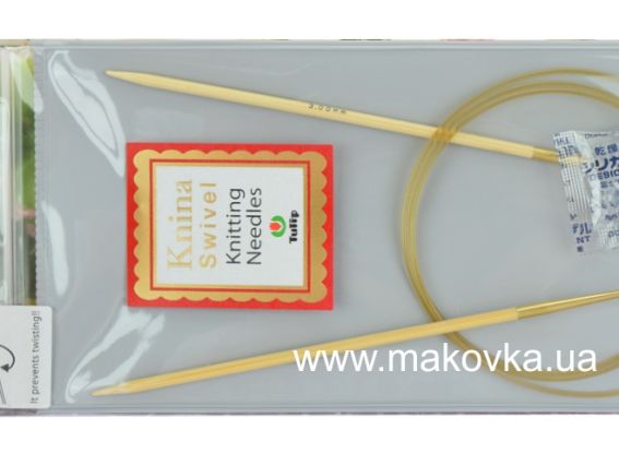 Спицы Tulip Knina круговые бамбуковые, длина 100 см, № 3 мм