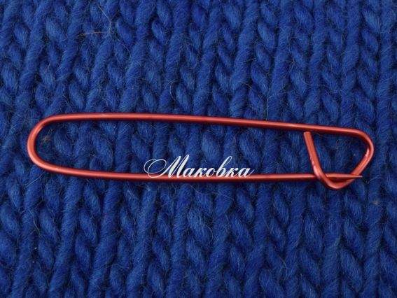 Шпилька для в'язання кольорова, коротка