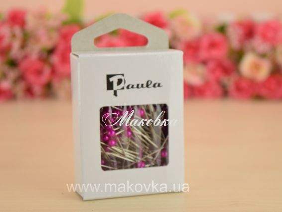 Булавки с розовой жемчужинкой, 40 мм, Paula Булавки с розовой жемчужинкой, 40 мм, Paula