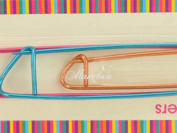 Набір кольорових шпильок для в'язання, 3 шт, розмір 9 см, 12 см, 15 см Набір кольорових шпильок для в'язання, 3 шт, розмір 9 см, 12 см, 15 см