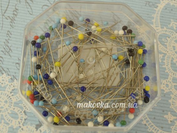 Кравецькі Шпильки , сталеві 30х0,6 мм, 100 шт/уп, арт 352-50 