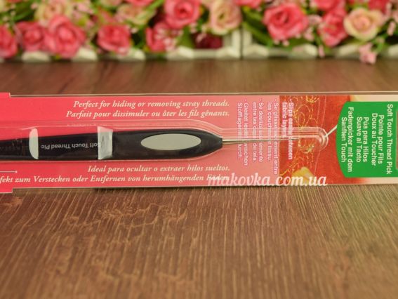 Clover 4910 Soft Touch, тонкий гачок для підтягування нитки 