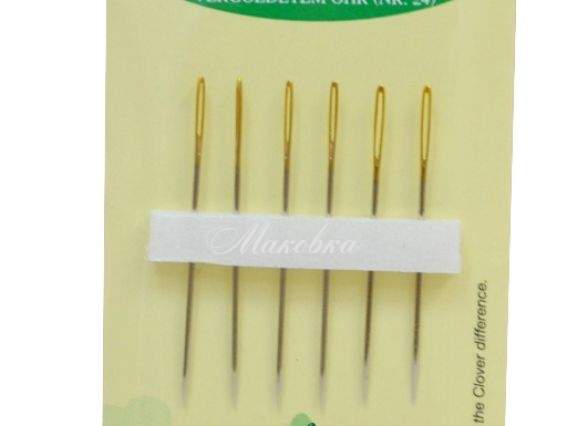 Голки для вишивання стрічками Clover (234/24) №24 Голки для вишивання стрічками Clover (234/24) №24