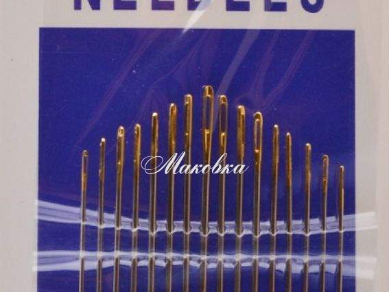 Голки для рукоділля Embroidery 3/9, 120-023 Lion Brand (Японія) Голки для рукоділля Embroidery 3/9, 120-023 Lion Brand (Японія)