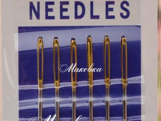 Голки для вишивання №18, гобеленові 120-052 Lion Brand Голки для вишивання №18, гобеленові 120-052 Lion Brand