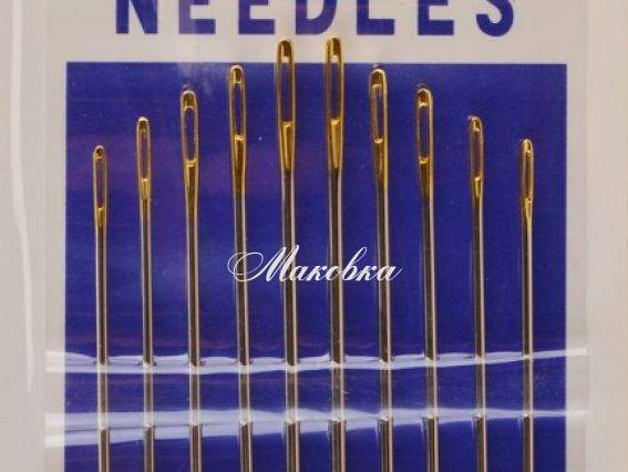 Голки швейні для бавовни 1/5, 120-081 Lion Brand Японія Голки швейні для бавовни 1/5, 120-081 Lion Brand Японія