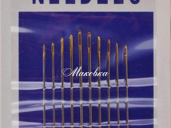 Голки для бавовни Cotton Darners 3/9, 120-083 Lion Brand Японія Голки для бавовни Cotton Darners 3/9, 120-083 Lion Brand Японія