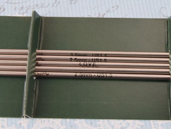 Панчішні в'язальні сталеві спиці Mindful KnitPro 36003 довжина 15 см, 5шт, №2,5 мм