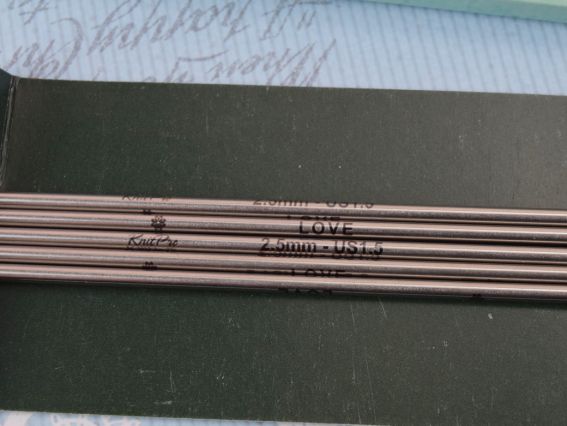 Панчішні в'язальні сталеві спиці Mindful KnitPro 36022 довжина 20 см, 5шт, №2,5 мм