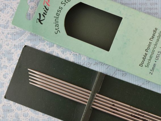 Панчішні в'язальні сталеві спиці Mindful KnitPro 36022 довжина 20 см, 5шт, №2,5 мм