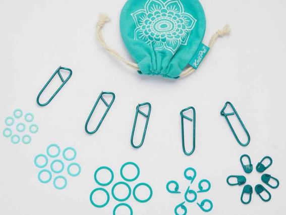 Маркувальник для петель KnitPro Mindful 36633 100 шт мікс у мішечку 