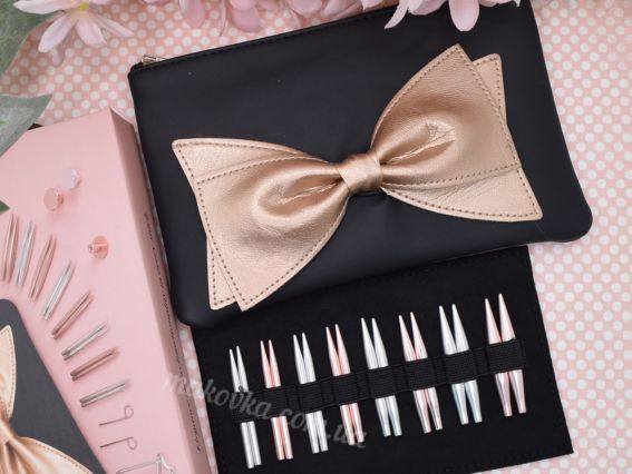 Лимитированный набор съемных ультракоротких спиц (5 см) с поворотными кабелями KnitPro Mini Bouquet 47600 (3.0; 3.5; 3.75; 4.0; 4.5; 5.0; 5.5 и 6.0 мм)