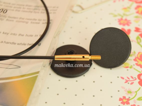 Кабель 350  для создания круговых спиц длинной 60 см KnitPro 10532 чкрный