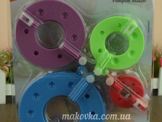 Пристосування для виготовлення помпону 10871 KnitPro 3,5 см, 5,5 см, 7см та 9см Пристосування для виготовлення помпону 10871 KnitPro 3,5 см, 5,5 см, 7см та 9см