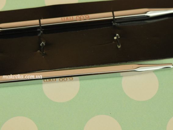 12325 Спиці кубічні, що розкручуються Nova Cubics KnitPro без кабелю, знімні металеві №6 мм