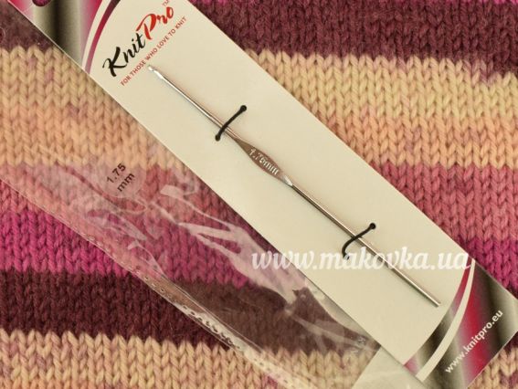 30766 KnitPro Крючок для вязания 1,75 мм, стальной, без ручки, длина 12 см