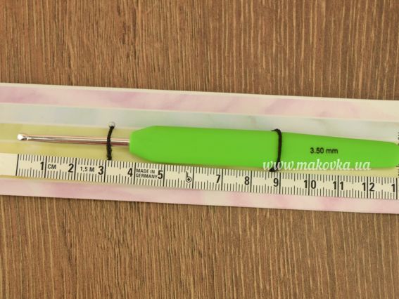 В'язальний гачок KnitPro Waves 30907, алюмінієвий, довжина 13см, товщина 3,5 мм Magnolia