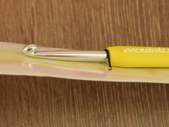 Вязальний гачок KnitPro Waves 30911, алюмінієвий, довжина 13см, товщина 5 мм Laburnum