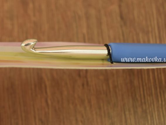 В'язальний гачок KnitPro Waves 30913, алюмінієвий, довжина 13см, товщина 6 мм Pansy