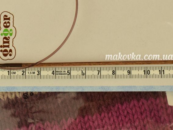 Кругові дерев'янні в'язальні шпиці Ginger KnitPro 31063 довжина 60 см, товщина 2.5 мм