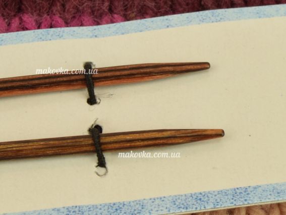 Спиці з'ємні в'язальні дерев'яні КОРОТКІ 3,мм  31221  Ginger KnitPro