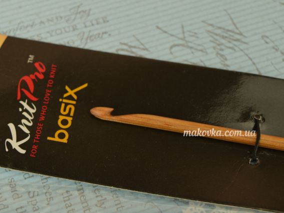 35672 Basix Birch Wood KnitPro Вязальний Гачок односторонній дерев'яний 3,5 мм