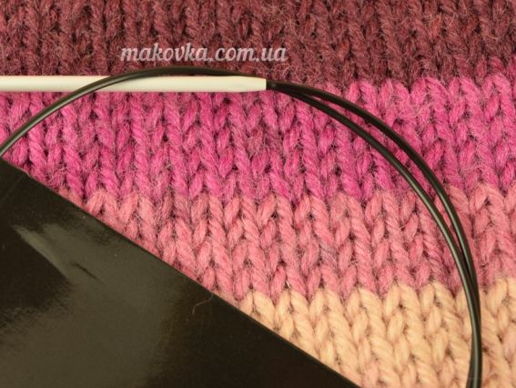 Круговые вязальные спицы KnitPro Basix Aluminum 45322 длина 60 см, 2,5 мм