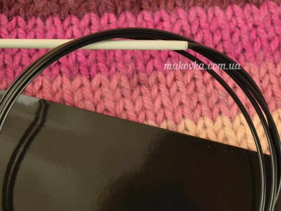 Кругові в'язальні спиці KnitPro Basix Aluminum 45342 довжина 100 см, 2,5 мм