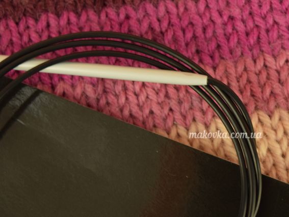 Кругові в'язальні спиці KnitPro Basix Aluminum 45344 довжина 100 см, 3.5 мм