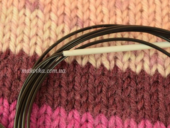 Кругові в'язальні спиці KnitPro Basix Aluminum 45362 довжина 150 см, 2,5 мм