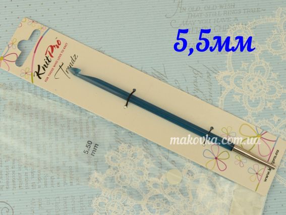 51352 Trendz KnitPro В'язальний Гачок односторонній туніський знімний акриловий 5,5мм