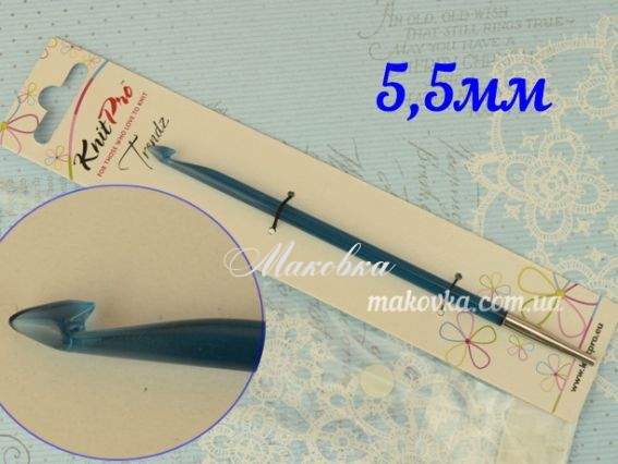 Гачок знімний KnitPro Tendz 51352, акриловий туніський 5,5 мм