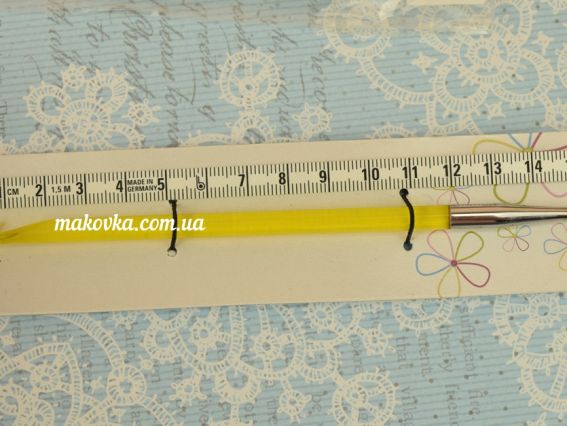 51353 Tendz KnitPro Вязальний Гачок односторонній туніській зємний акриловий 6мм