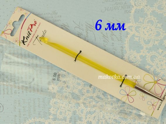 51353 Tendz KnitPro Вязальний Гачок односторонній туніській зємний акриловий 6мм