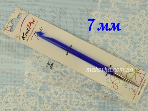 51355 Trendz KnitPro В'язальний Гачок односторонній туніський знімний акриловий 7мм