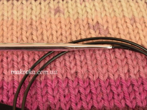 12198 Nova Cubics KnitPro спиці кубічні кругові металеві короткі 80см №4,5 мм