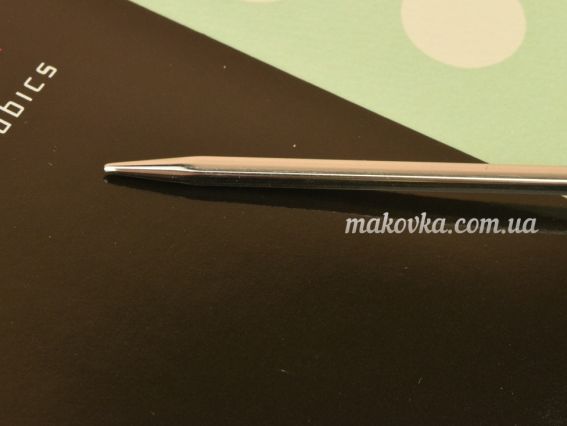 12217 Nova Cubics KnitPro спиці кубічні кругові металеві 100см №4 мм