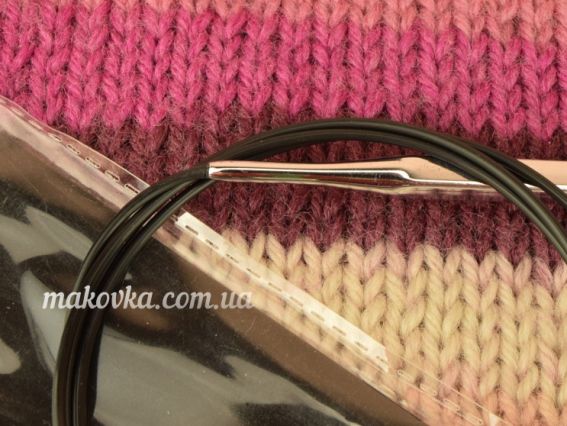12222 Спиці кубічні кругові Nova Cubics KnitPro металеві100см №6,5 мм