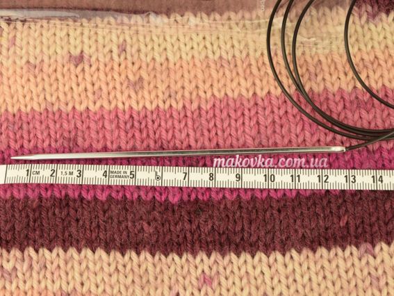 12238 Nova Cubics KnitPro спиці кубічні кругові металеві короткі 120см №4,5 мм