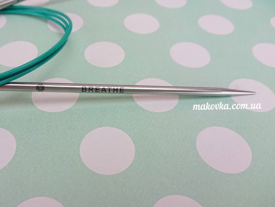 Кругові в'язальні спиці KnitPro Mindful 36117 розмір 3,5мм сталеві, довжина 100 см