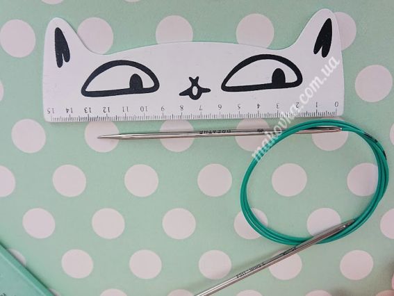 Кругові в'язальні спиці KnitPro Mindful 36117 розмір 3,5мм сталеві, довжина 100 см