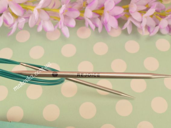 Круговые вязальные спицы KnitPro Mindful 36120 размер 4.5 мм стальные, длина 100 см