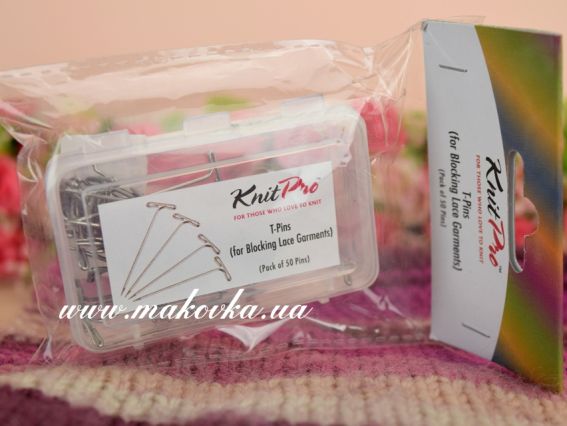 Устройство (булавки) для закрепления кружева (50 шт) KnitPro 10873 Устройство (булавки) для закрепления кружева (50 шт) KnitPro 10873