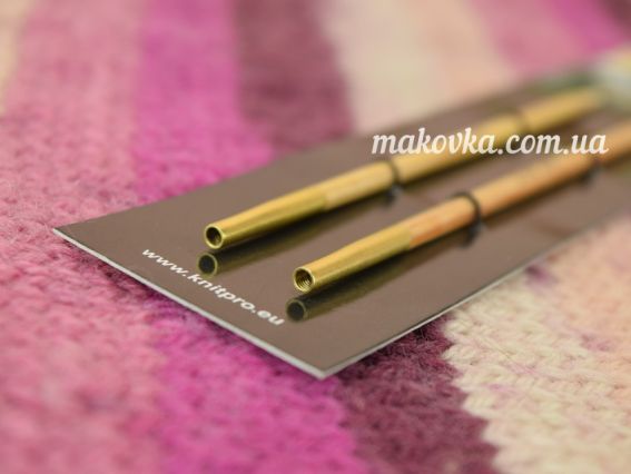 Спиці знімні дерев'яні, що розкручуються 35633 Basix Birch Wood KnitPro, довжина 11,6мм, 3,5 мм
