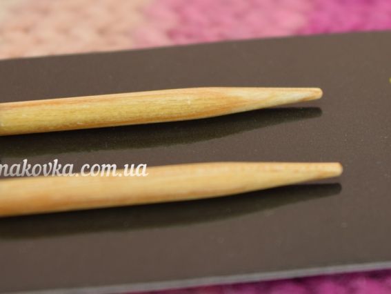 Спиці знімні дерев'яні, що розкручуються 35633 Basix Birch Wood KnitPro, довжина 11,6мм, 3,5 мм