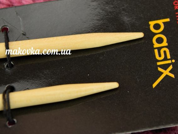 Спиці знімні дерев'яні, що розкручуються 35635 Basix Birch Wood KnitPro, довжина 11,6мм, 4 мм