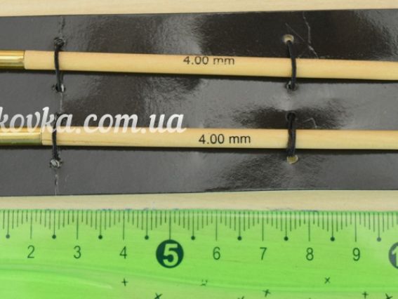 Спиці знімні дерев'яні, що розкручуються 35635 Basix Birch Wood KnitPro, довжина 11,6мм, 4 мм